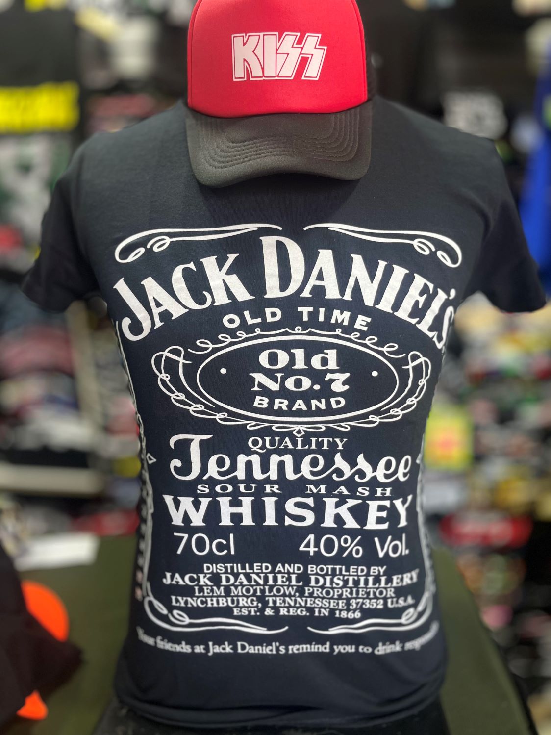 polera jack daniels clasica